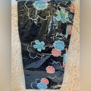 Yukata Preta Kimono New Black